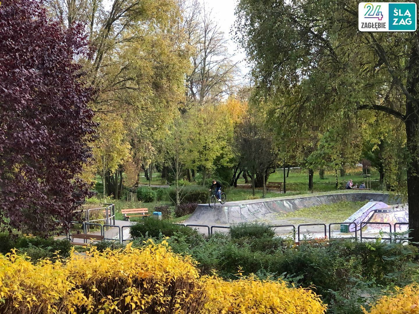 Sosnowiec-Zagórze. Park Kępa po rewitalizacji. 23 października 2025.