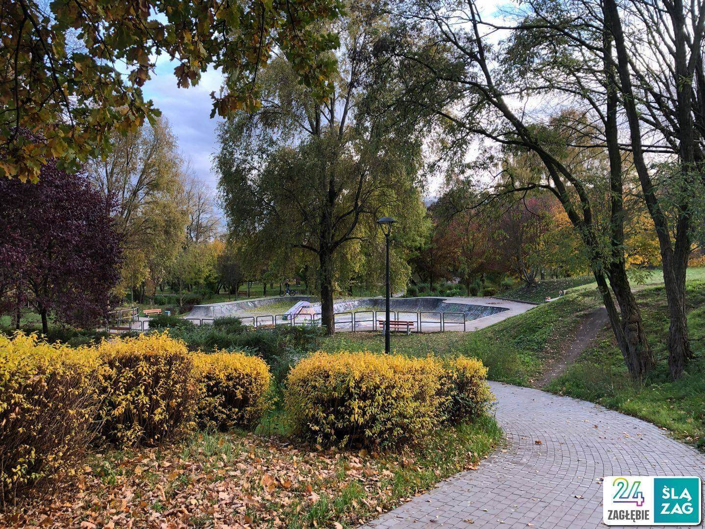 Sosnowiec-Zagórze. Park Kępa po rewitalizacji. 23 października 2025.