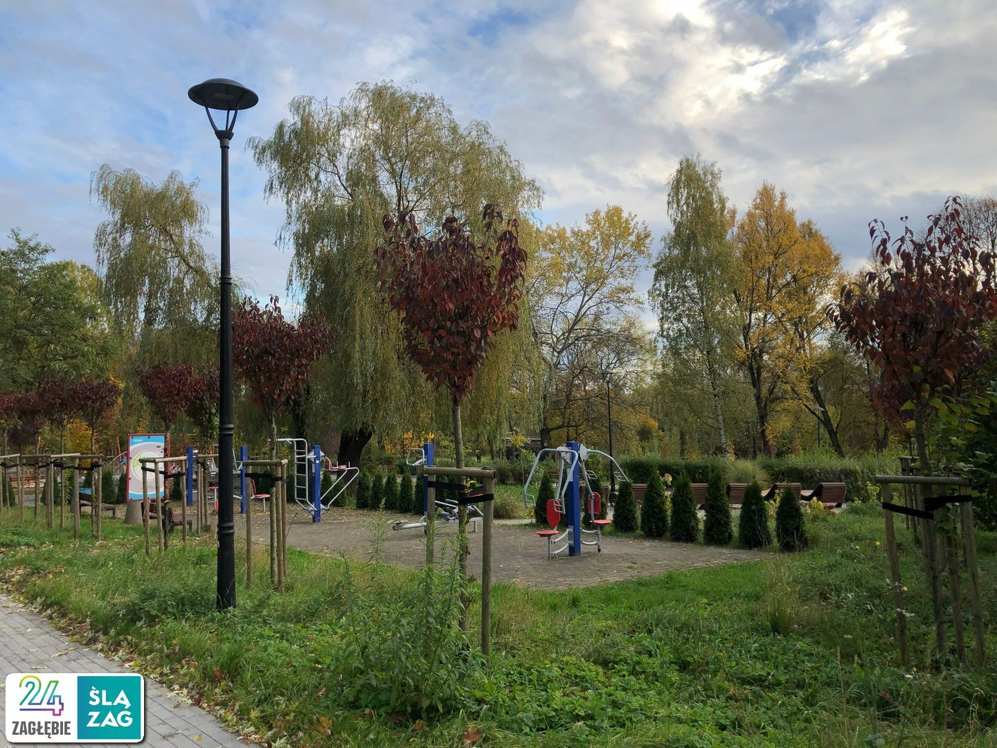 Sosnowiec-Zagórze. Park Kępa po rewitalizacji. 23 października 2025.