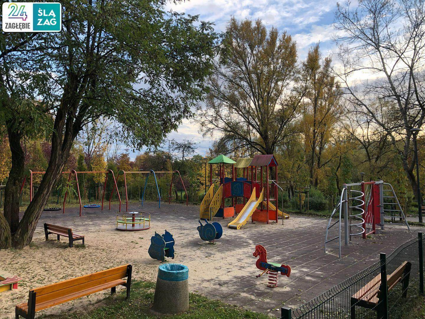 Sosnowiec-Zagórze. Park Kępa po rewitalizacji. 23 października 2025.