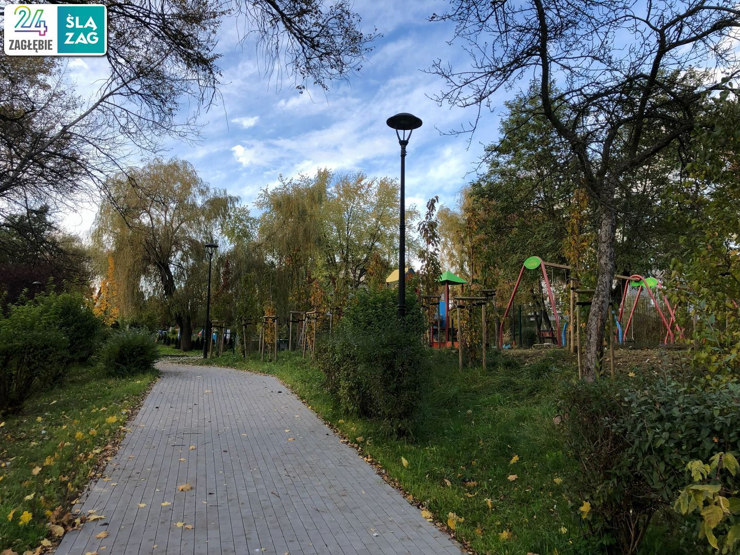 Sosnowiec-Zagórze. Park Kępa po rewitalizacji. 23 października 2025.