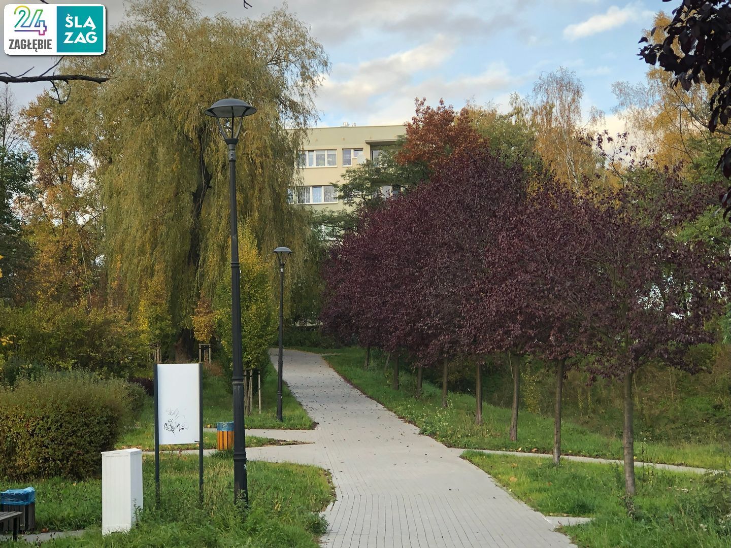 Sosnowiec-Zagórze. Park Kępa po rewitalizacji. 23 października 2025.