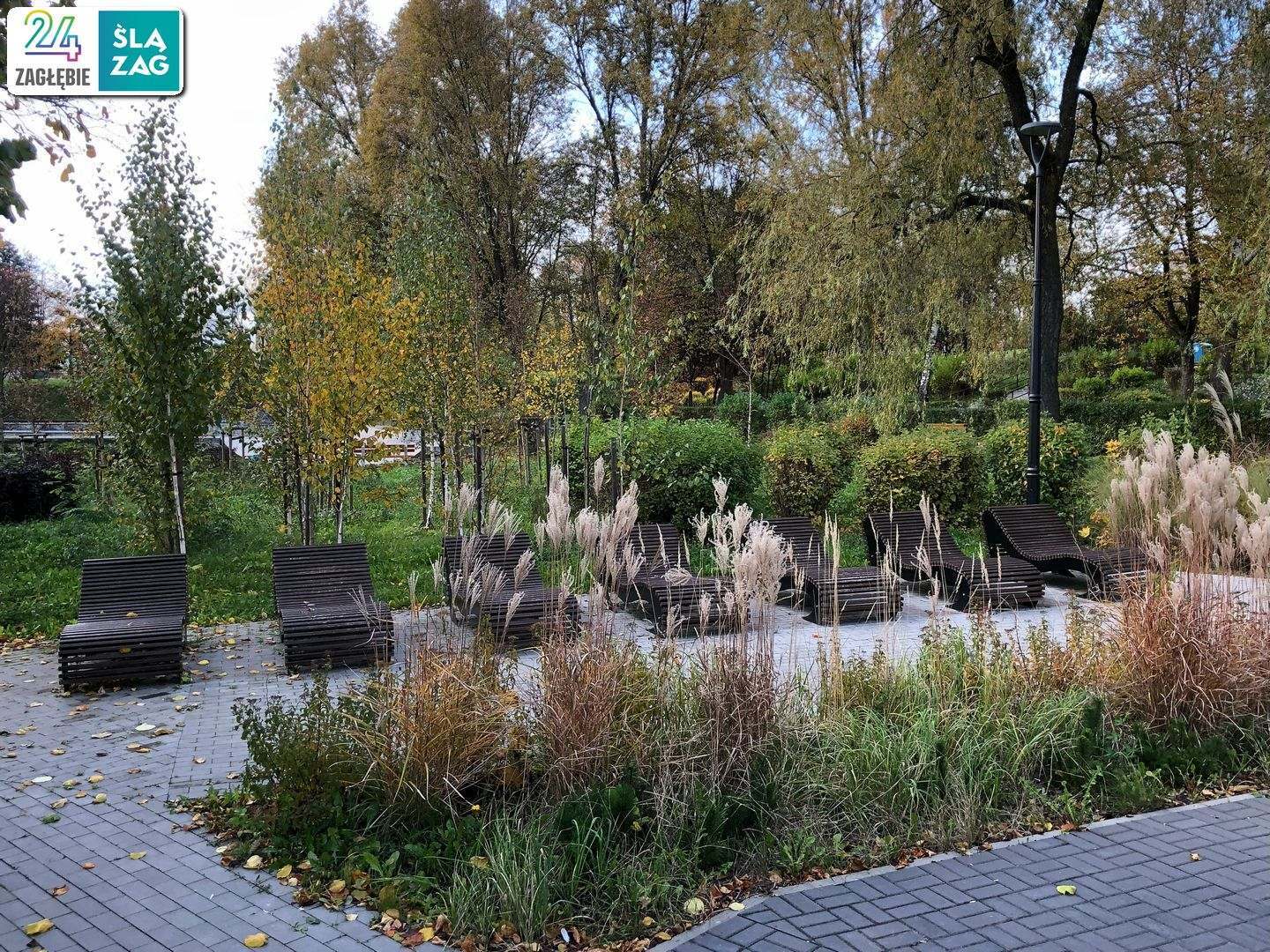 Sosnowiec-Zagórze. Park Kępa po rewitalizacji. 23 października 2025.