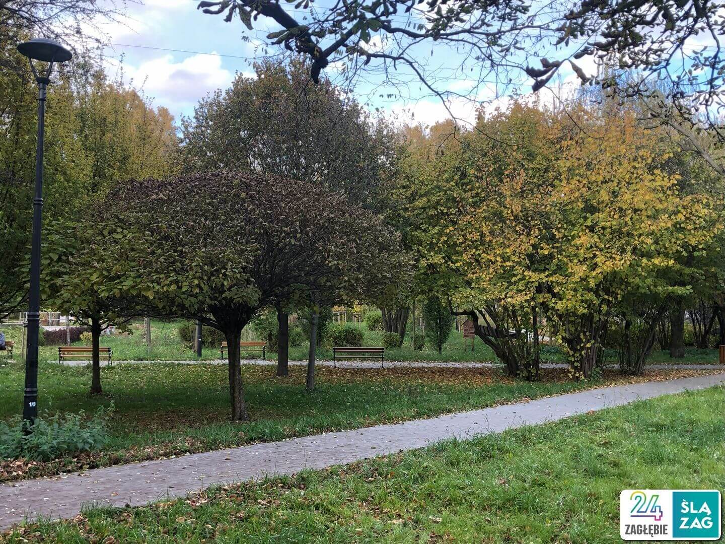 Sosnowiec-Zagórze. Park Kępa po rewitalizacji. 23 października 2025.