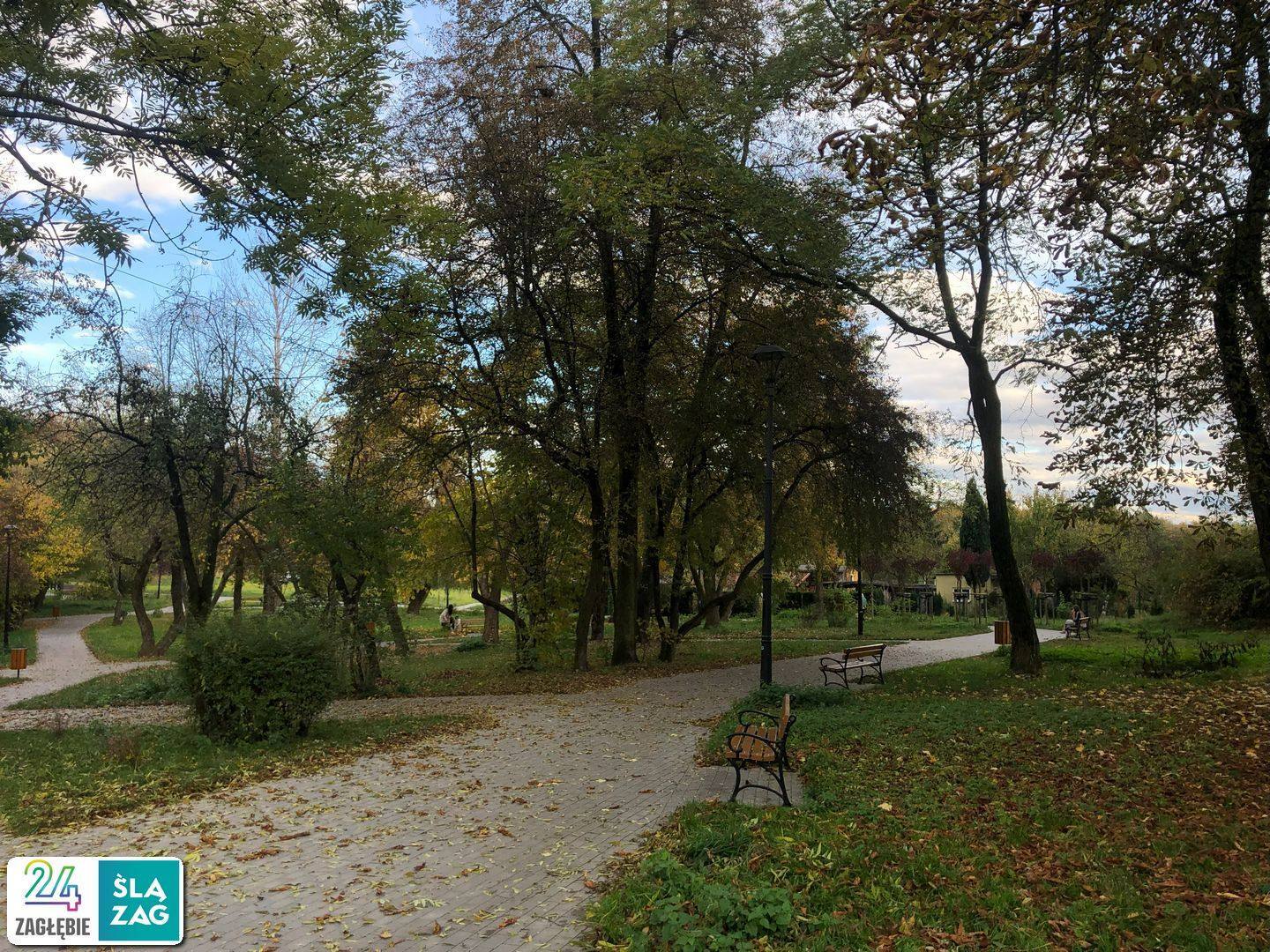 Sosnowiec-Zagórze. Park Kępa po rewitalizacji. 23 października 2025.