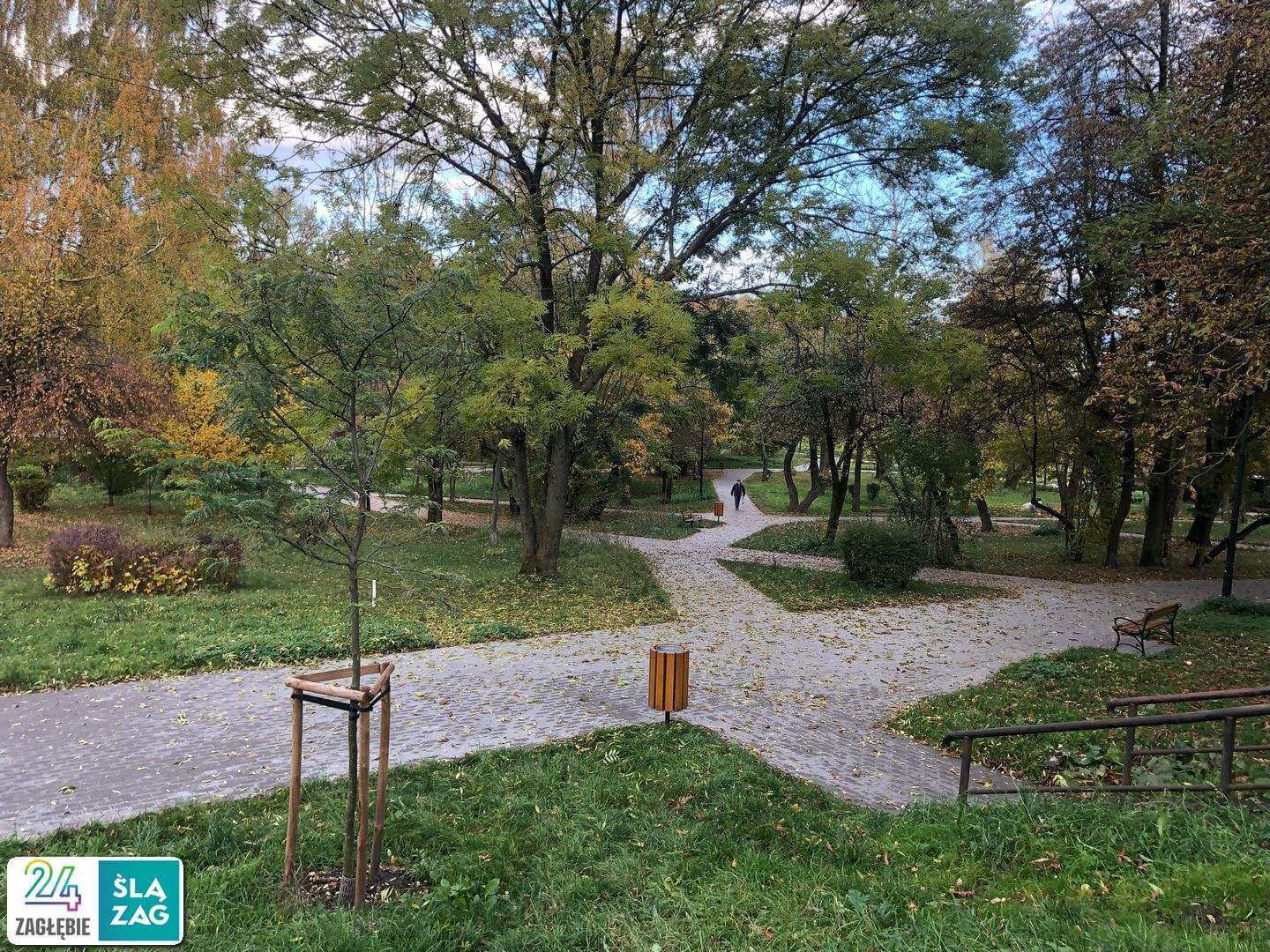 Sosnowiec-Zagórze. Park Kępa po rewitalizacji. 23 października 2025.