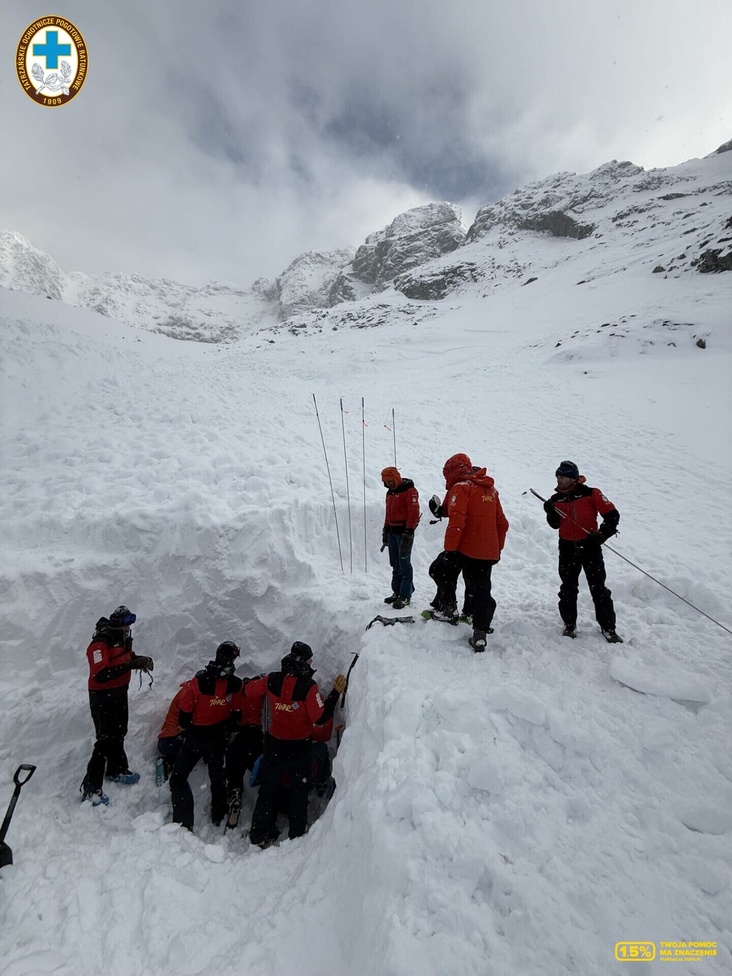 Tatry. Turysta z Sosnowca zginął pod lawiną śnieżną. 15 lutego 2026