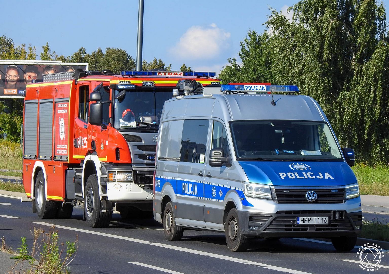 Tychy. Ul. Towarowa. Zatrzymanie pijanego kierowcy z Sosnowca bez uprawnień i z zakazem sądowym. 9 września 2025.