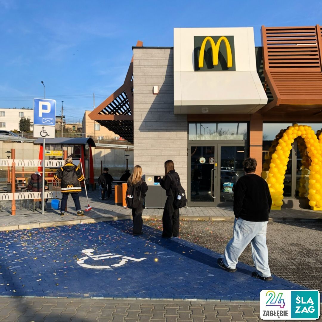 Wojkowice. Otwarcie restauracji «McDonald’s». 17 grudnia 2025.