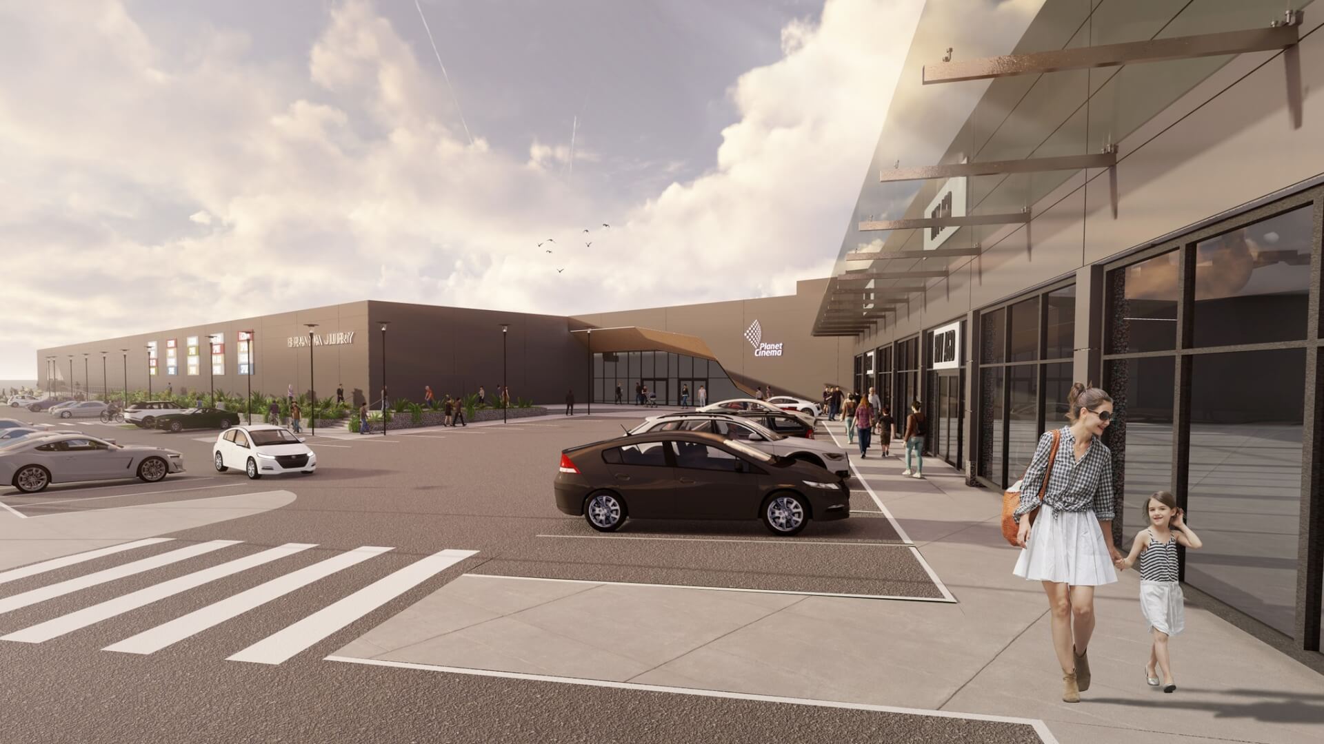 Zawiercie. Centrum Handlowe «Brama Jury». Wizualizacja.