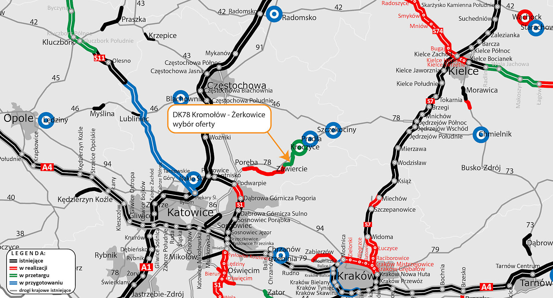 Obwodnica Poręby i Zawiercia Obwodnica Poręby i Zawiercia