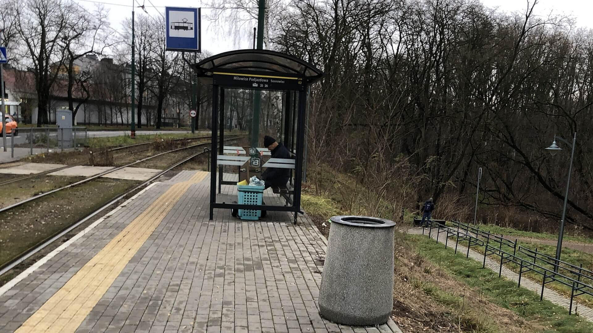 Sosnowiec - Milowice. Przystanek Tramwajowy. Listopad 2024 Sosnowiec - Milowice. Przystanek Tramwajowy. Listopad 2024