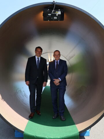 Prezydent Miasta Dąbrowa Górnicza i Prezes Zarządu Tauron Ciepło Prezydent Miasta Dąbrowa Górnicza i Prezes Zarządu Tauron Ciepło