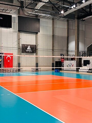 Będzin. Przed meczem o Puchar CEV siatkarek BKS Bielsko-Biała kontra THY Istanbul. 4 lutego 2025. Będzin. Przed meczem o Puchar CEV siatkarek BKS Bielsko-Biała kontra THY Istanbul. 4 lutego 2025.
