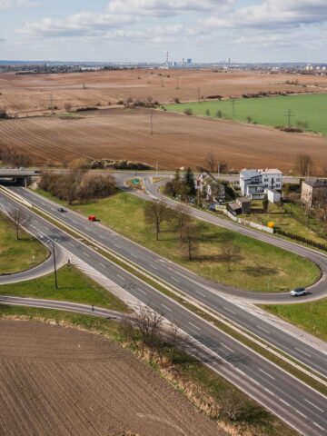 Będzin. Węzeł drogowy DK86 i ulicy Wolności. Wiadukty będą rozebrane i zastąpione nowym. Kwiecień 2025. Będzin. Węzeł drogowy DK86 i ulicy Wolności. Wiadukty będą rozebrane i zastąpione nowym. Kwiecień 2025.