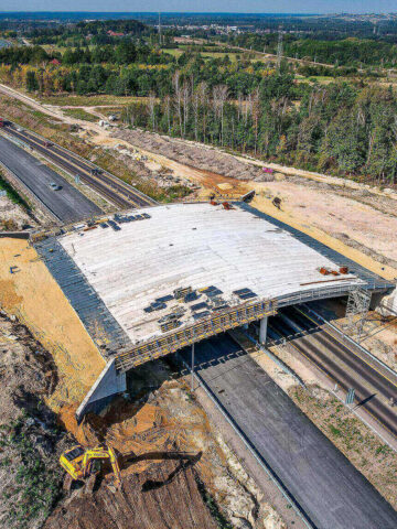 Budowa obwodnicy Poręby i Zawiercia w ciągu DK78, przejęcie dla zwierząt Budowa obwodnicy Poręby i Zawiercia w ciągu DK78, przejęcie dla zwierząt