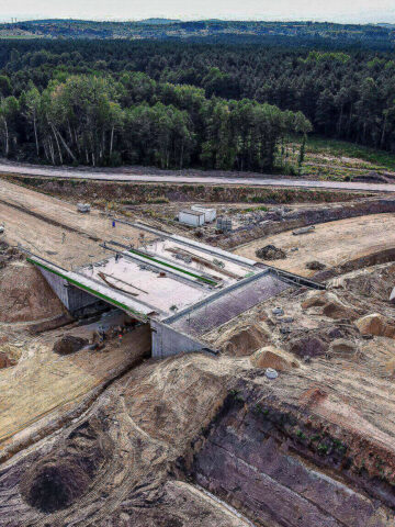 Budowa obwodnicy Poręby i Zawiercia w ciągu DK78, węzeł Kromołów Budowa obwodnicy Poręby i Zawiercia w ciągu DK78, węzeł Kromołów