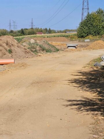 Czeladź. Budowa obwodnicy obszaru Rojce. Wrzesień 2024. Czeladź. Budowa obwodnicy obszaru Rojce. Wrzesień 2024.