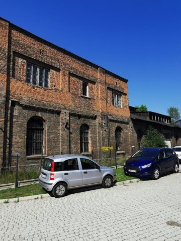 Czeladź. Obszar byłej kopalni Saturn. Ruiny byłych warsztatów mechanicznych. Około roku 2023. Czeladź. Obszar byłej kopalni Saturn. Ruiny byłych warsztatów mechanicznych. Około roku 2023.