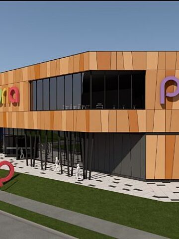 Dąbrowa Górnicza. Centrum Handlowe „Pogoria”. Wizualizacja rozbudowy. Dąbrowa Górnicza. Centrum Handlowe „Pogoria”. Wizualizacja rozbudowy.