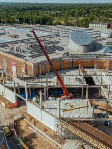 Dąbrowa Górnicza. Centrum Handlowe „Pogoria”. Rozbudowa. Czerwiec 2025. Dąbrowa Górnicza. Centrum Handlowe „Pogoria”. Rozbudowa. Czerwiec 2025.
