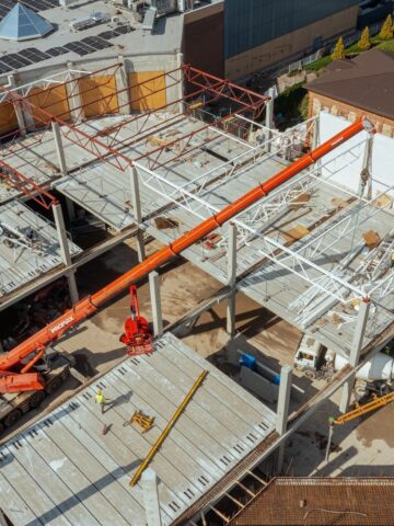 Dąbrowa Górnicza. Centrum Handlowe „Pogoria”. Rozbudowa. Czerwiec 2025. Dąbrowa Górnicza. Centrum Handlowe „Pogoria”. Rozbudowa. Czerwiec 2025.