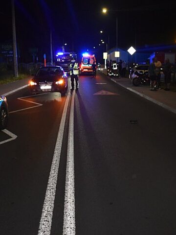 Potrącenie nietrzeźwej nastolatki w Zawierciu Potrącenie nietrzeźwej nastolatki w Zawierciu