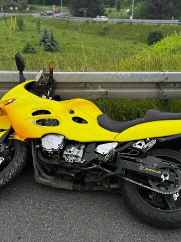 Pyrzowice, Droga ekspresowa S1. Wypadek motocyklisty. 8 czerwca 2025. Pyrzowice, Droga ekspresowa S1. Wypadek motocyklisty. 8 czerwca 2025.