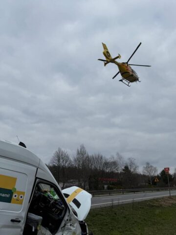 Sławków. Wypadek na DK94. 31 marca 2025. Sławków. Wypadek na DK94. 31 marca 2025.