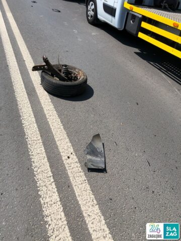 Sosnowiec-Dańdowka. Wypadek przy ulicy gen. Władysława Andersa. 14 czerwca 2025. Sosnowiec-Dańdowka. Wypadek przy ulicy gen. Władysława Andersa. 14 czerwca 2025.