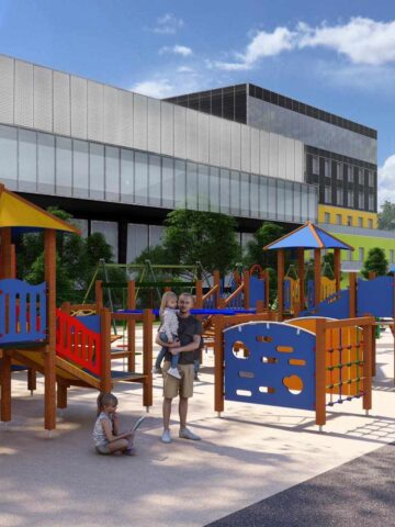 Sosnowiec. „Kazimierz OdNowa” – wizualizacja. Październik 2024. Sosnowiec. „Kazimierz OdNowa” – wizualizacja. Październik 2024.