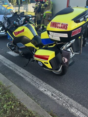 Stary Sosnowiec. Węzeł S86 i ulic Józefa Piłsudskiego i Krzysztofa Baczyńskiego. Wypadek motocyklisty i samochodu. 1 sierpnia 2025. Stary Sosnowiec. Węzeł S86 i ulic Józefa Piłsudskiego i Krzysztofa Baczyńskiego. Wypadek motocyklisty i samochodu. 1 sierpnia 2025.