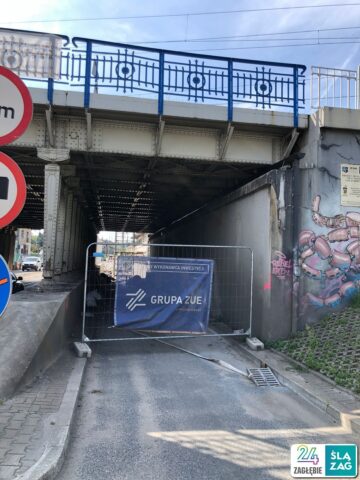 Sosnowiec. Wiadukt nad ulicą Józefa Piłsudskiego po rozbiórce połowy obiektu. 4 czerwca 2025. Sosnowiec. Wiadukt nad ulicą Józefa Piłsudskiego po rozbiórce połowy obiektu. 4 czerwca 2025.