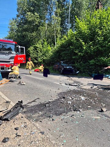 Wypadek Maczkowska/Wileńska, Sosnowiec Wypadek Maczkowska/Wileńska, Sosnowiec