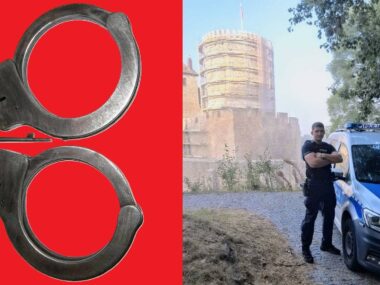 Policjant z Będzina złapał złodzieja, kiedy wyszedł pobiegać Damian Rzepiszczak – policjant będzińskiej komendy Policji złapał złodzieja sklepowego w Katowicach. 28 sierpnia 2025.