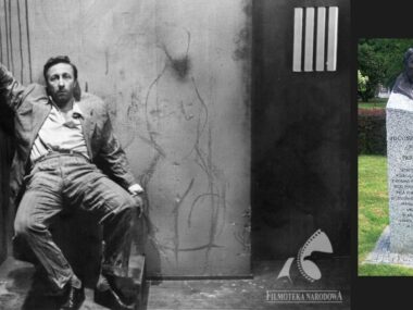 Bobek z Katowic. 1 czerwca 1931 urodził się Bogumił Kobiela Bogumił Kobiela w filmie „Zezowate Szczęście”. 1960. Katowice, Galeria Artystyczna przy placu Grunwaldzkim. Pomnik Bogumiła Kobieli. 23 czerwca 2011.