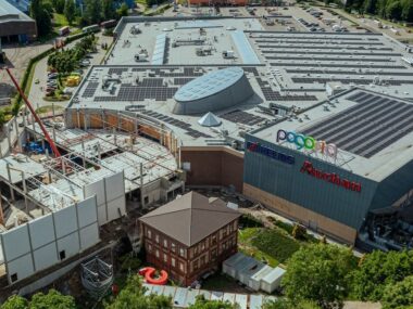 Dąbrowa Górnicza. Centrum Handlowe „Pogoria”. Rozbudowa. Czerwiec 2025. Dąbrowa Górnicza. Centrum Handlowe „Pogoria”. Rozbudowa. Czerwiec 2025.