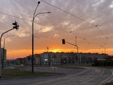 Dąbrowa Górnicza-Gołonóg. Rondo Budowniczych Huty Katowice. 9 marca 2025. Dąbrowa Górnicza-Gołonóg. Rondo Budowniczych Huty Katowice. 9 marca 2025.
