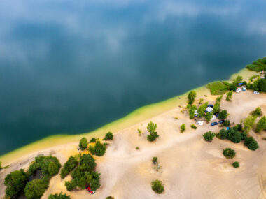 Pogoria IV ze ścieżką rowerową, toaletą i wodowaniem łodzi? Zbiornik Kuźnica Warężyńska (potocznie znany jako Pogoria IV)