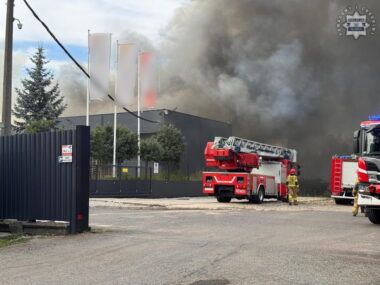 Pożar hali w Siemianowicach nie był podpaleniem Pożar hali w Siemianowicach Śląskich