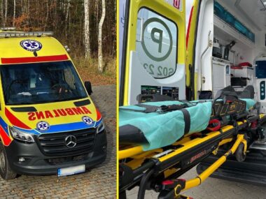 Rejonowe Pogotowie Ratunkowe w Sosnowcu – karetka. Rejonowe Pogotowie Ratunkowe w Sosnowcu – karetka.
