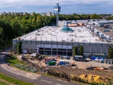 Sosnowiec. Centrum Handlowe «Plejada». Rozbudowa. Wrzesień 2025. Sosnowiec. Centrum Handlowe «Plejada». Rozbudowa. Wrzesień 2025.
