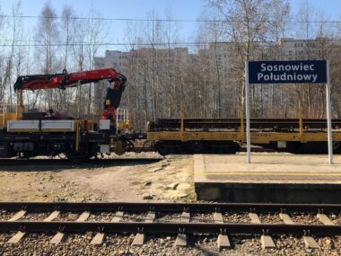 Sosnowiec. Stacja Sosnowiec Południowy. 9 marca 2026 Sosnowiec. Stacja Sosnowiec Południowy. 9 marca 2026